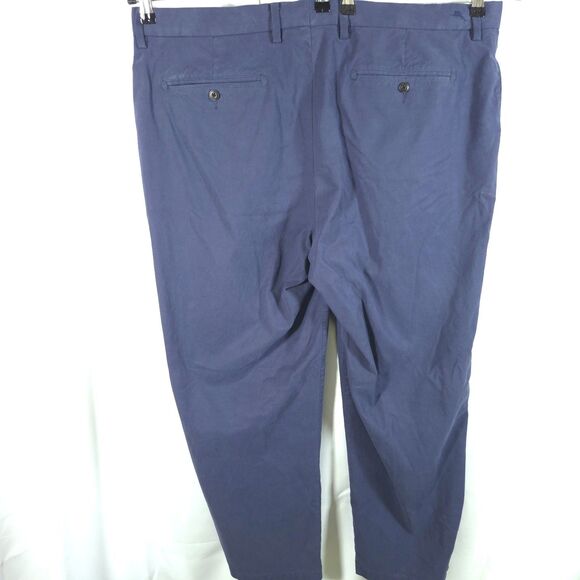 Tommy Bahama Mens 44Rx30 Blue Tencel Cotton Casual Chino Pants Trousers - Picture 2 of 7